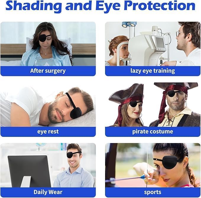 RIKEYO eye patch in skin color for discreet wear.