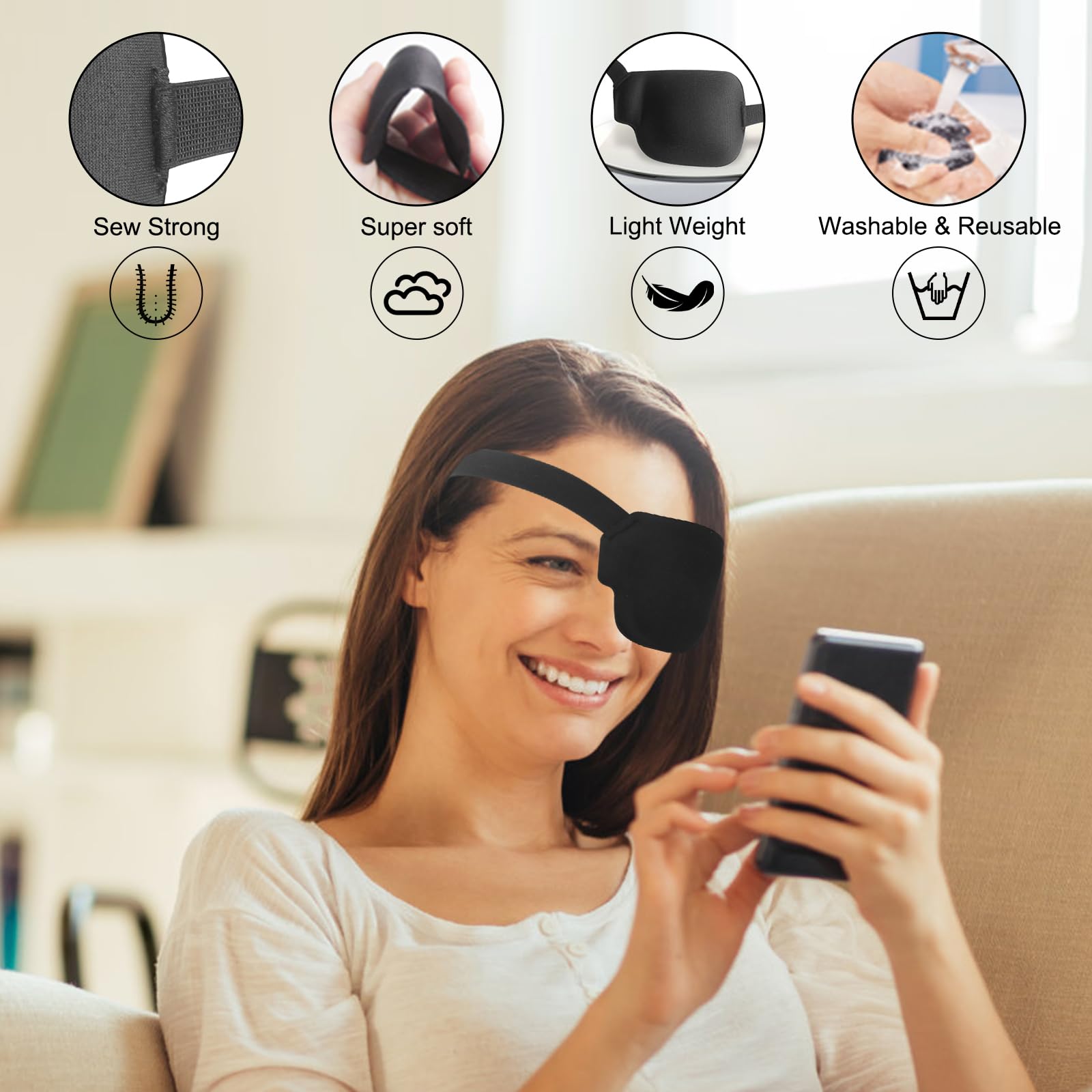 RIKEYO patches support lazy eye training with comfortable wear