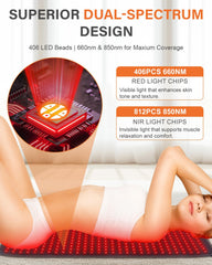 Rikimxin 660nm and 850nm LEDs providing combined depth and surface exposure