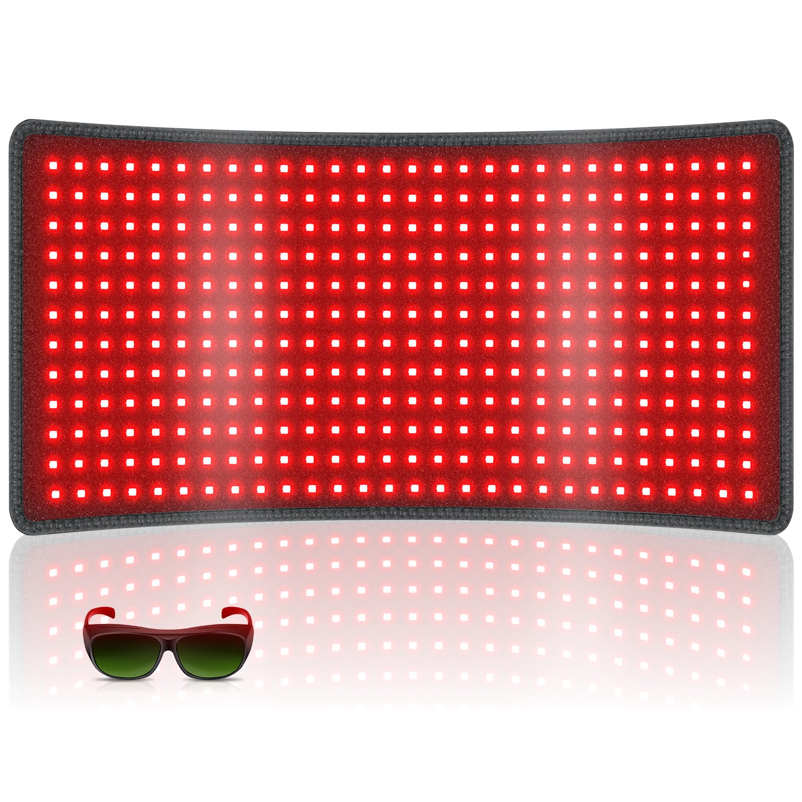Rikimxin red light therapy mat laid flat for full-body use at home