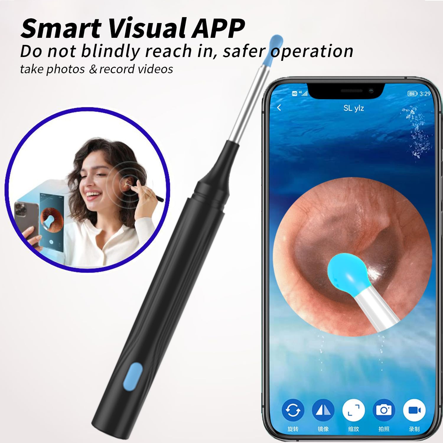 RIKKUSE wireless app sync connects to iPhone and Android for guidance.