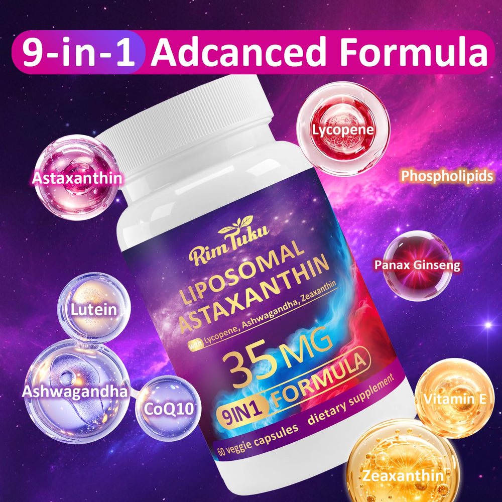 Capsules closeup showing RimTuku 9-in-1 formula designed for high absorption.
