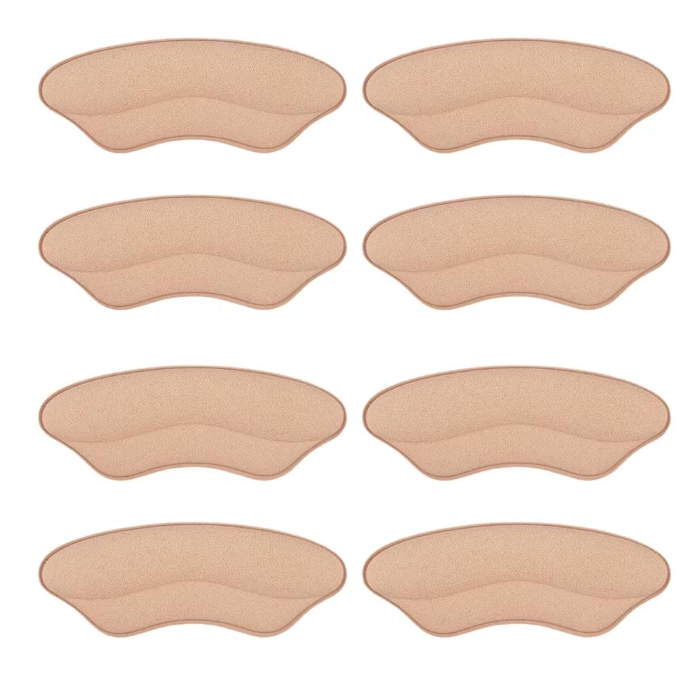 Riootlnm heel pads in rosуbrown pack provide added fit and comfort for larger shoes.
