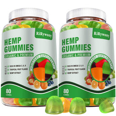 RiRywony Health hemp gummies bottle front show high potency for daily wellness