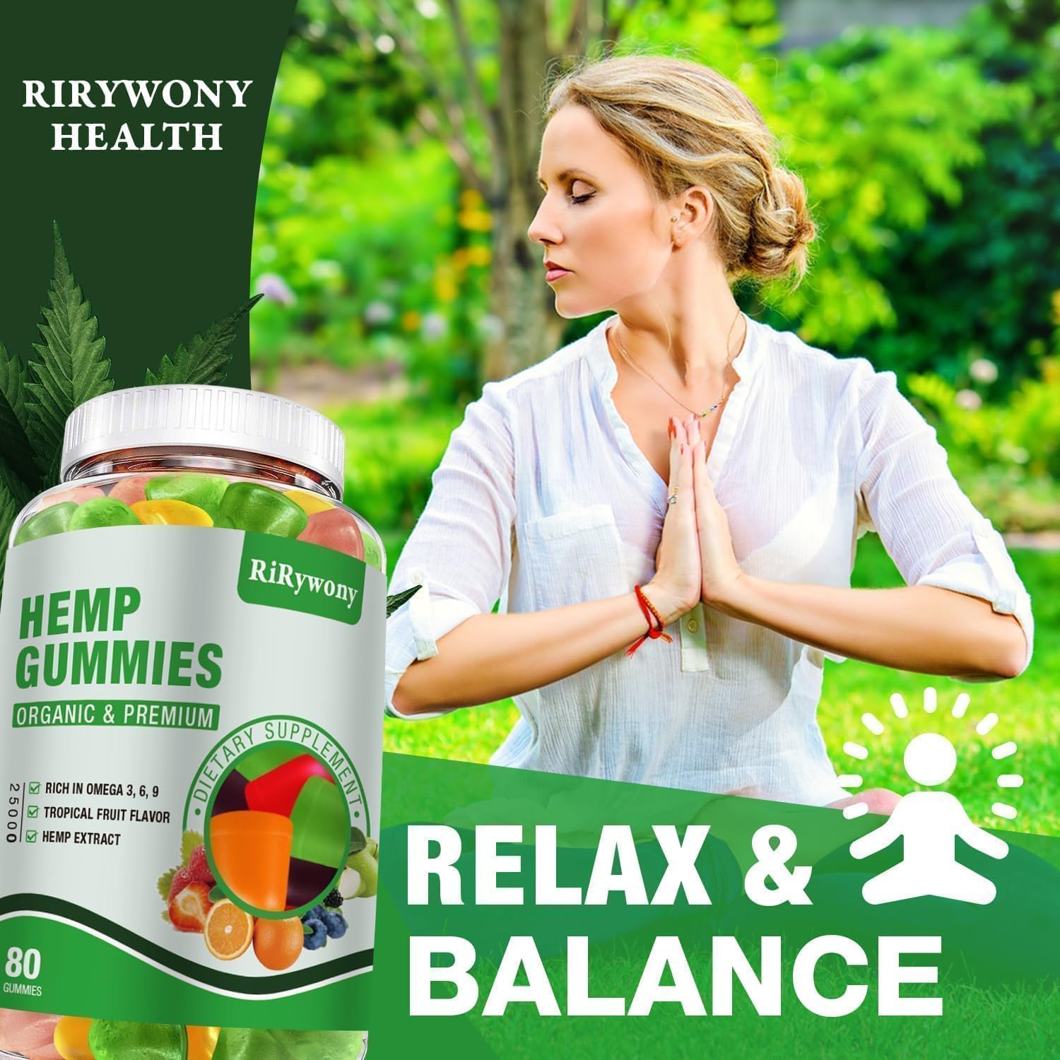 RiRywony Health hemp plants, showing natural origin and plant-based extraction.