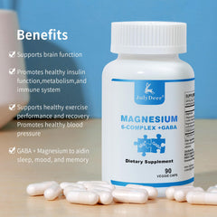 Risabou Sixfold Magnesium capsules for muscle and nerve health during daily activity.
