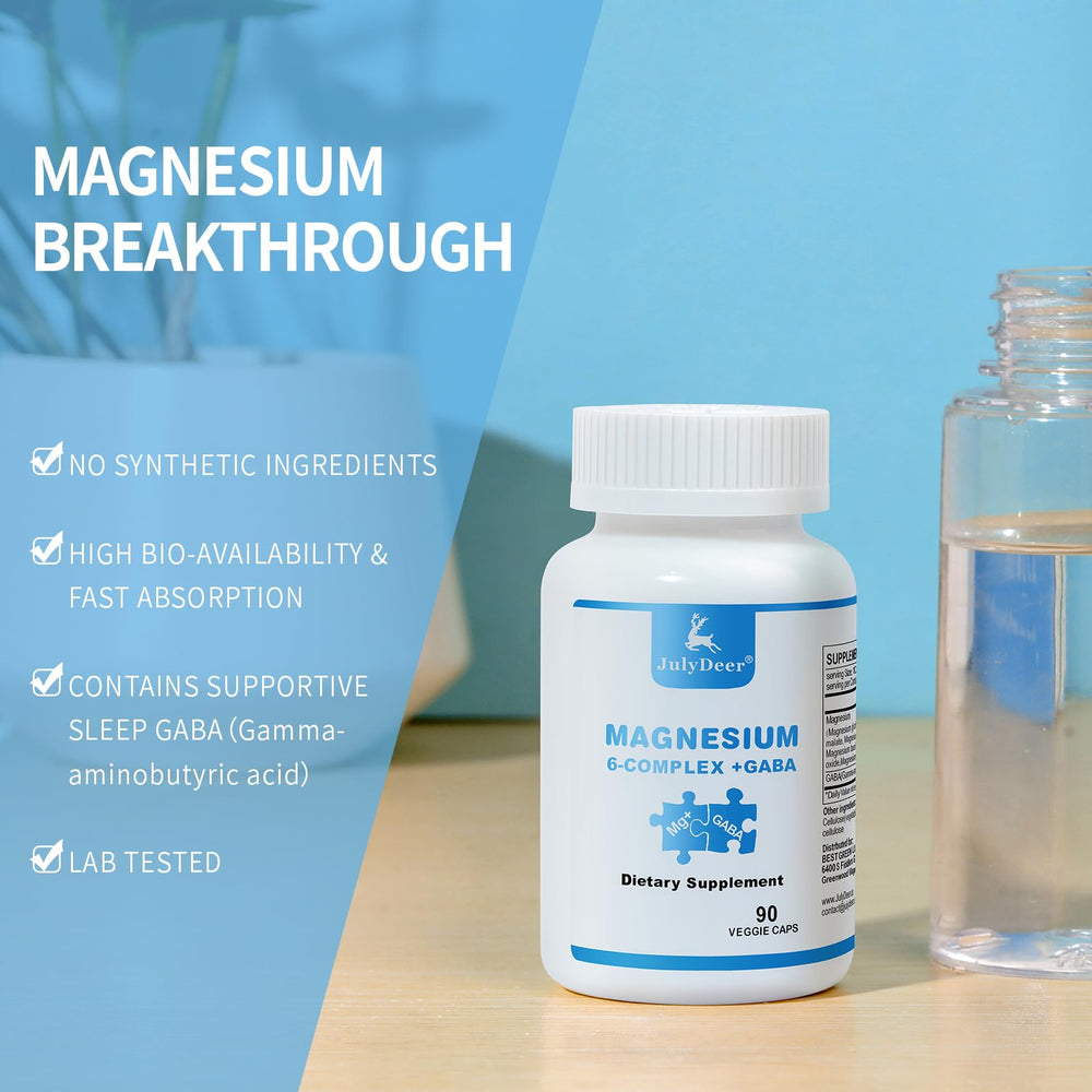 Risabou vegan-friendly magnesium label emphasizing plant-based supplement.