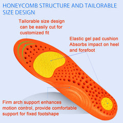 Risctrre insoles deliver shock absorption and heel stability for smoother strides.
