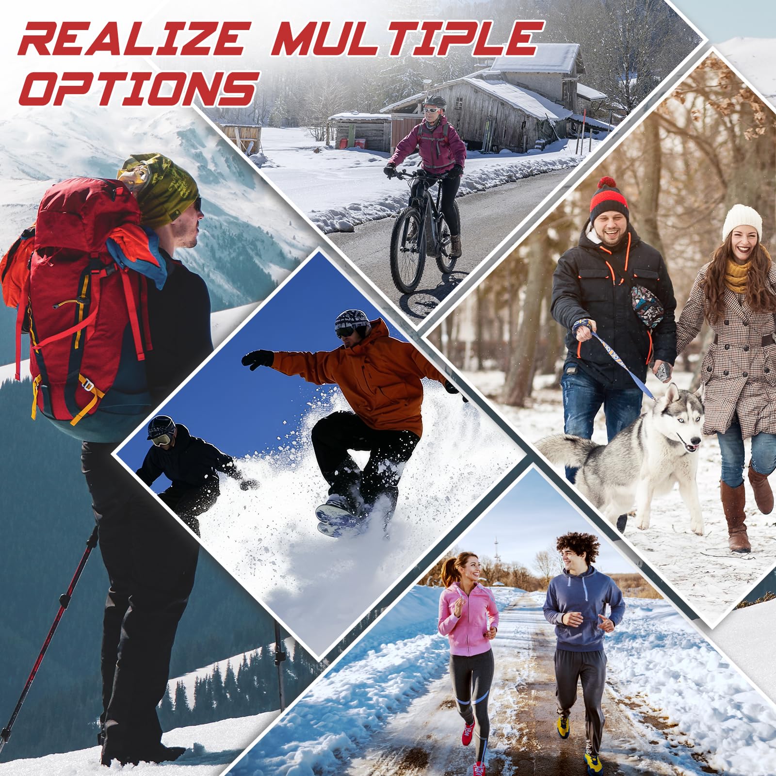 Risctrre insoles are ideal for winter use in boots, sneakers, and more.
