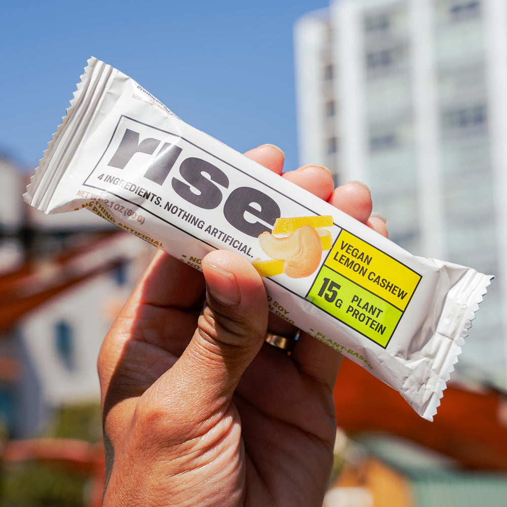 Rise Bar beside coffee for a quick morning bite