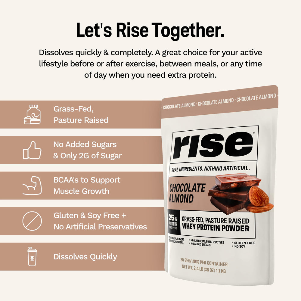 New Zealand grass-fed whey from Rise product