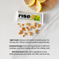 Rise on-the-go packaging showing easy pre-workout energy boost
