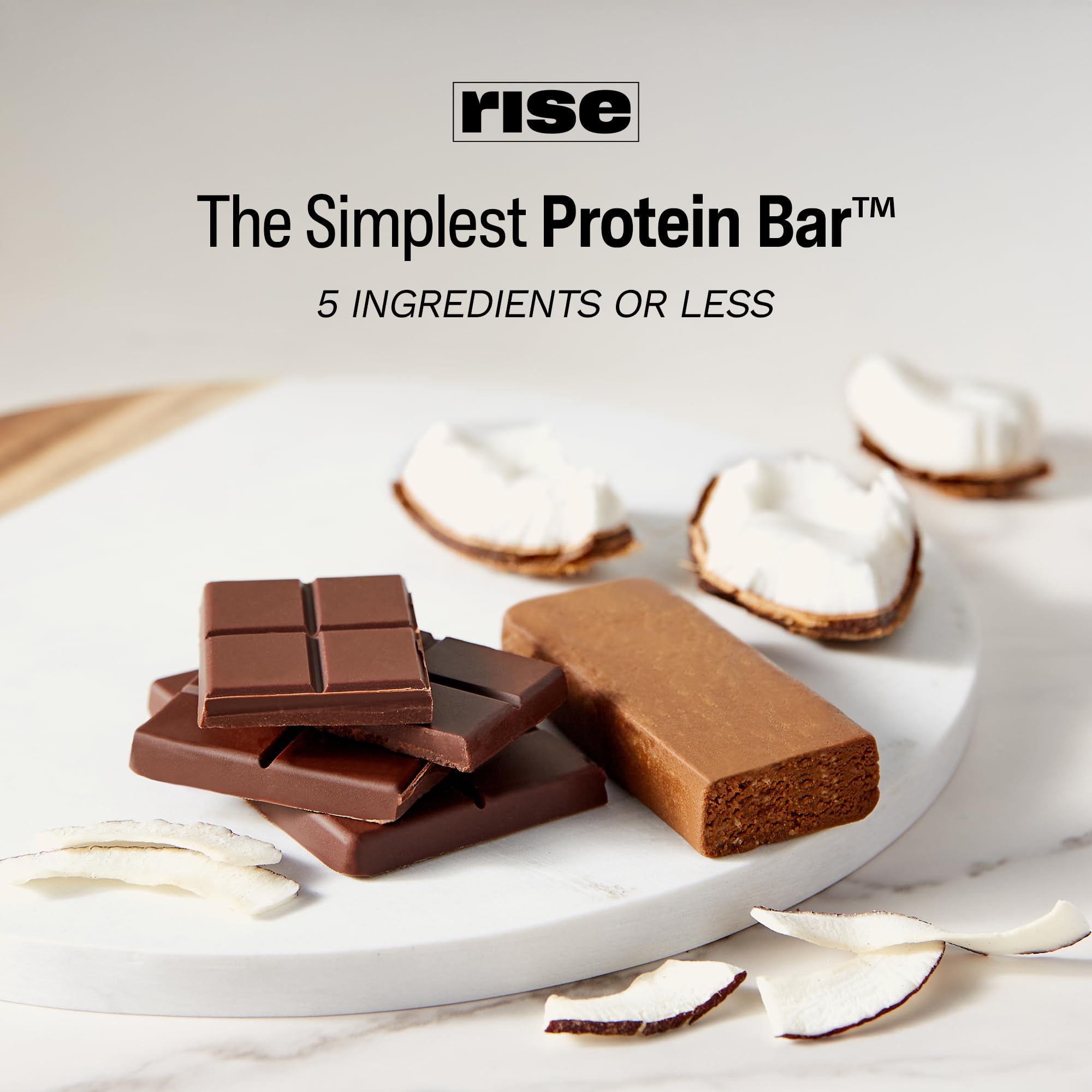 Handmade small-batch Rise Bars offer unique flavor variations in every bite.