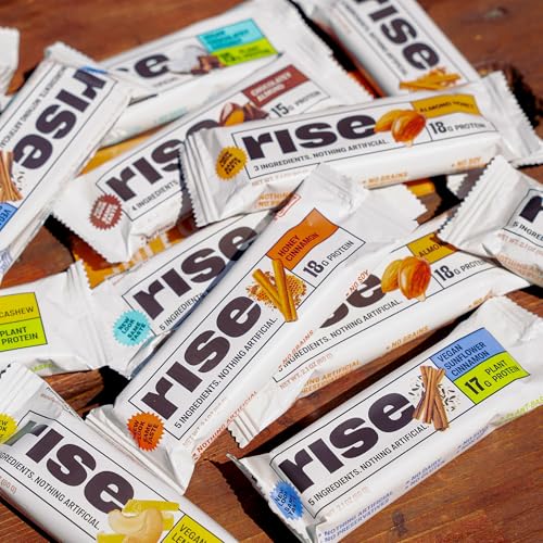 Rise whey bar honey cinnamon wrap emphasizes portable, wholesome snack