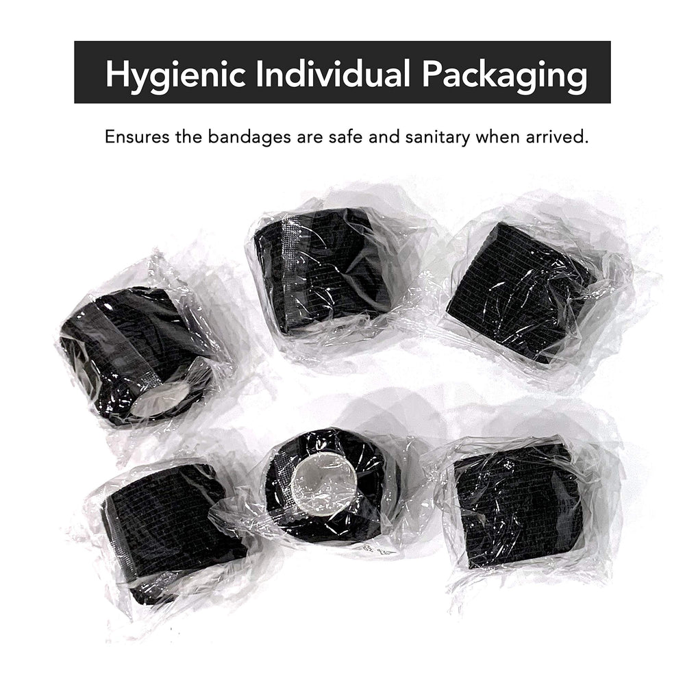 RISEN Cohesive Bandage breathable fabric close-up texture.