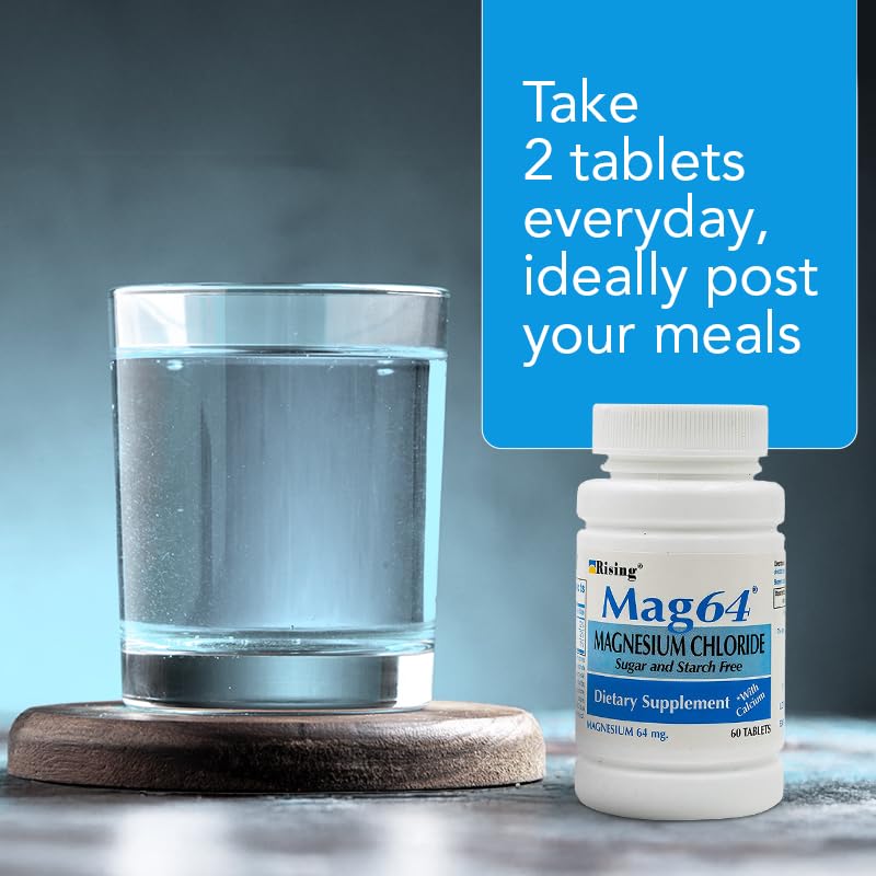 Rising Mag64 supplement-scene captures a post-workout wellness moment.