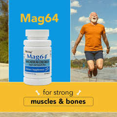 Rising Mag64 tablets-closeup reveals smooth coating for comfortable daily use.