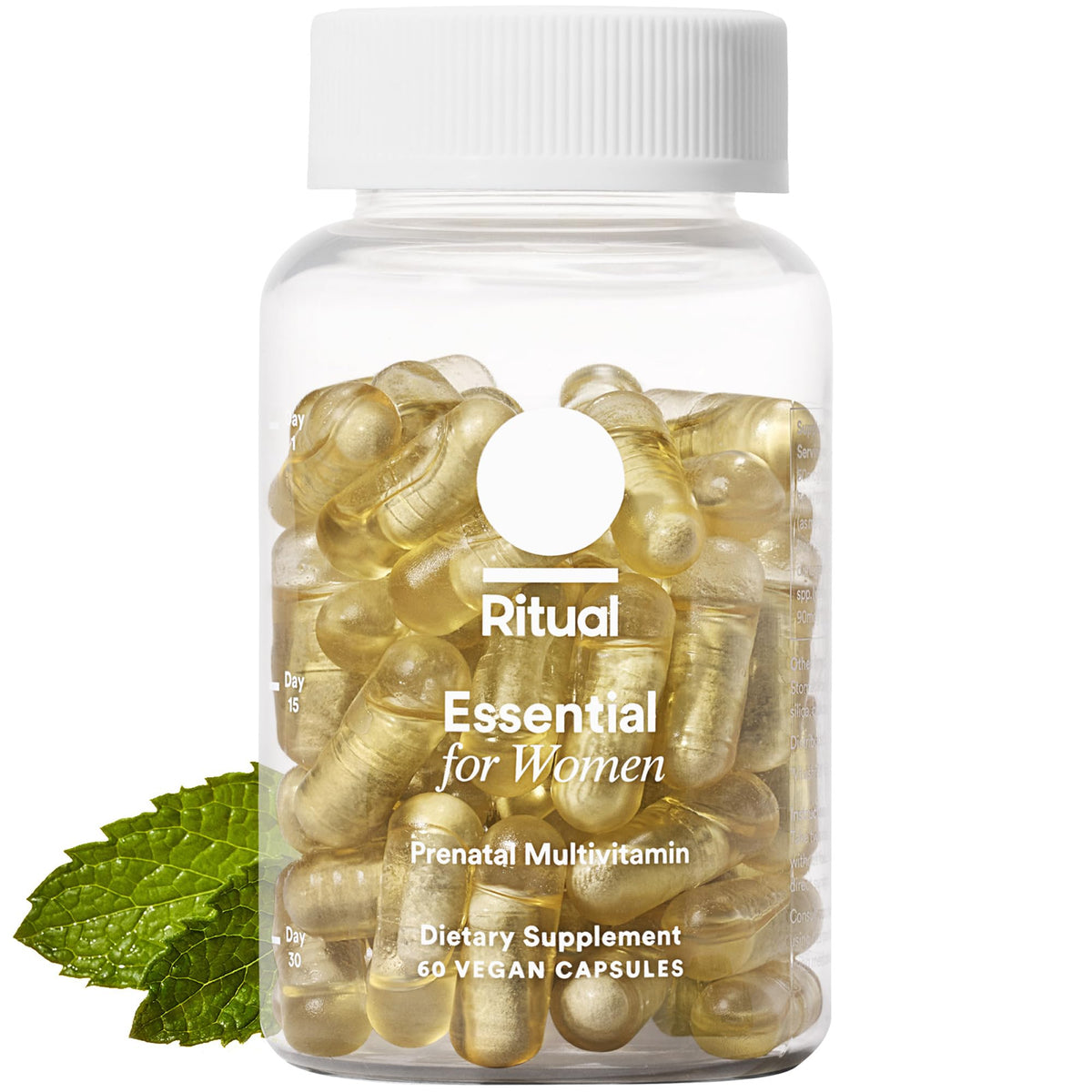 Ritual Essential Prenatal bottle with vegan multivitamin for daily use
