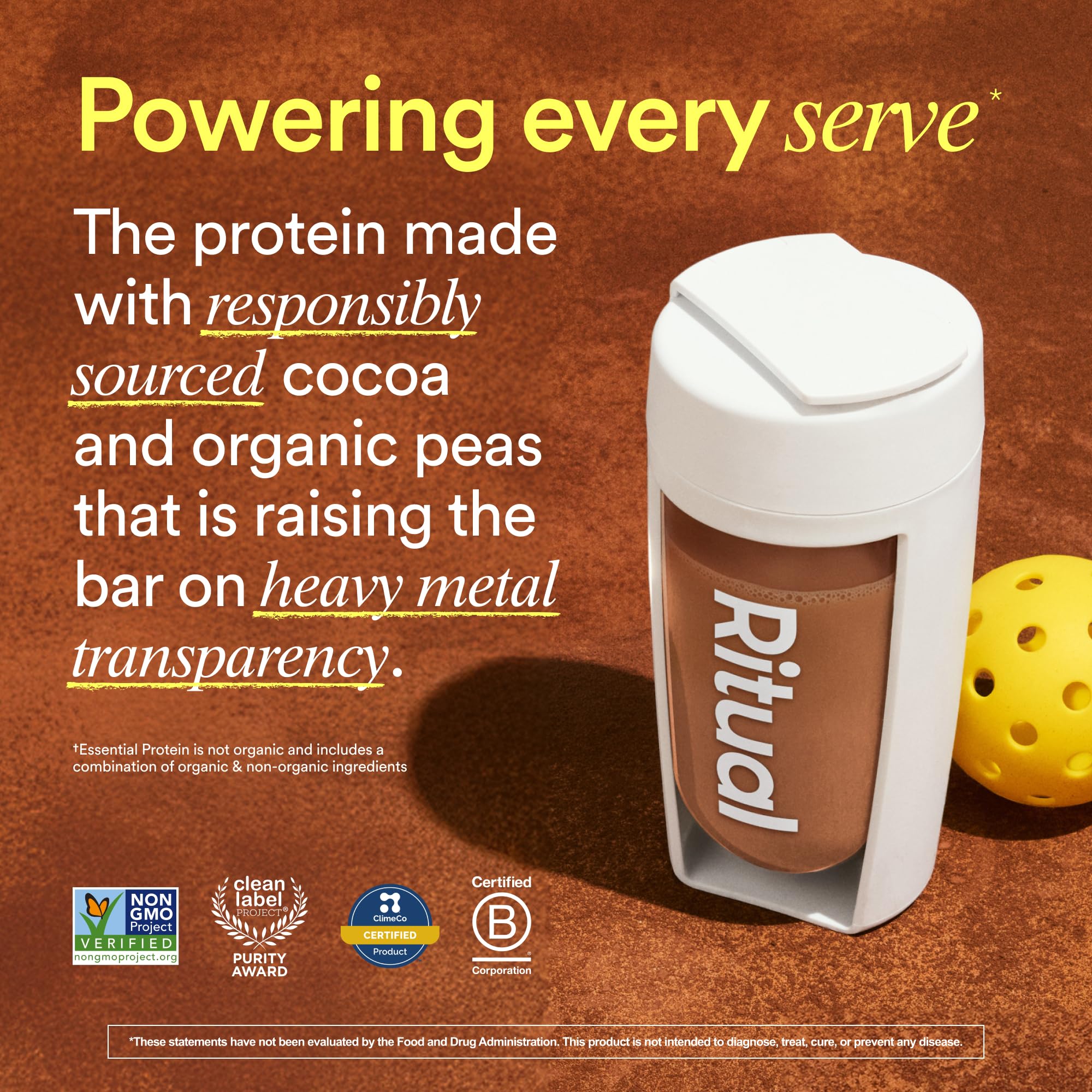 Ritual pea protein with traceable North American ingredients