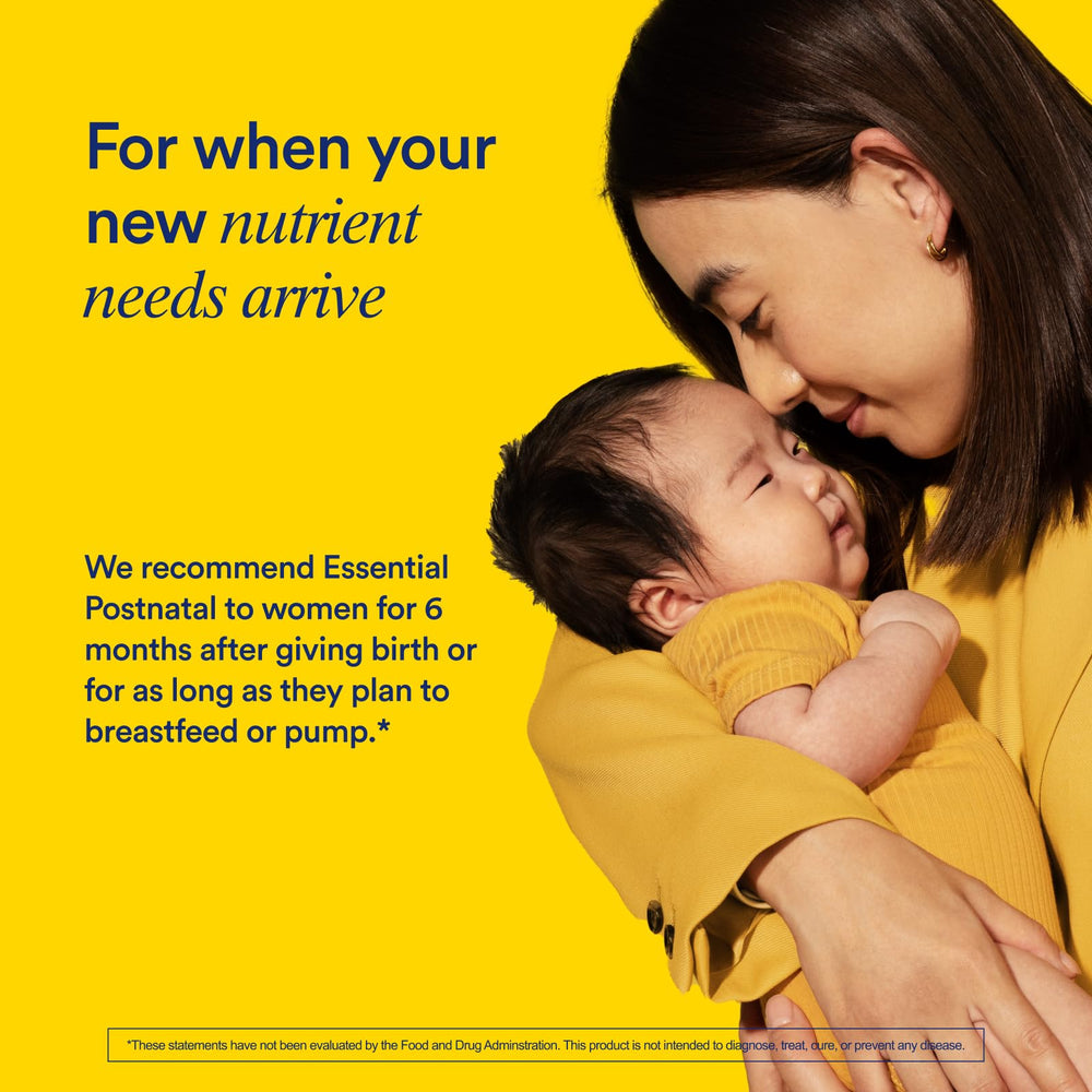 Compact Ritual Postnatal Multivitamin packaging fits into busy mom routines.