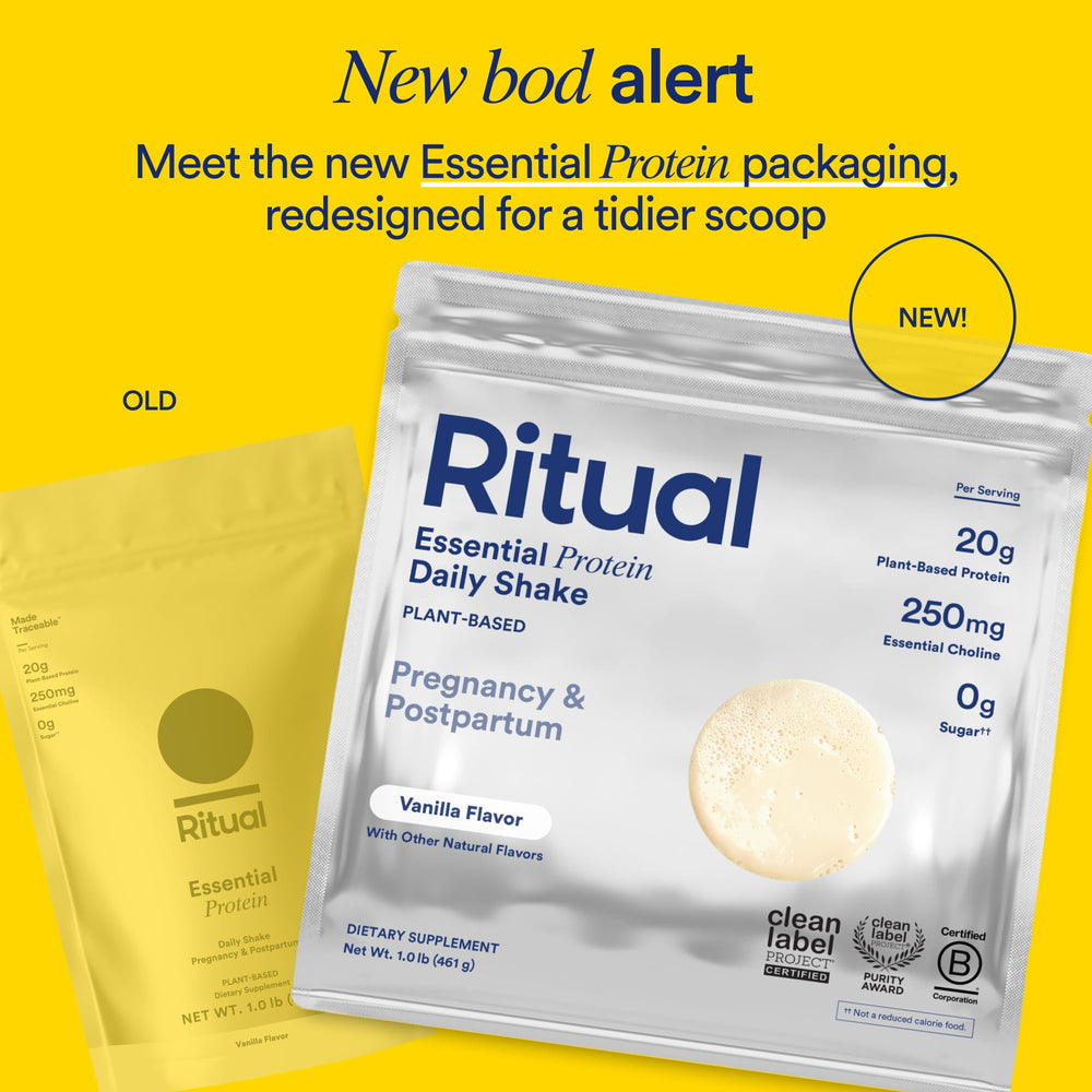Ritual Prenatal Informed Sport certified badge on container.