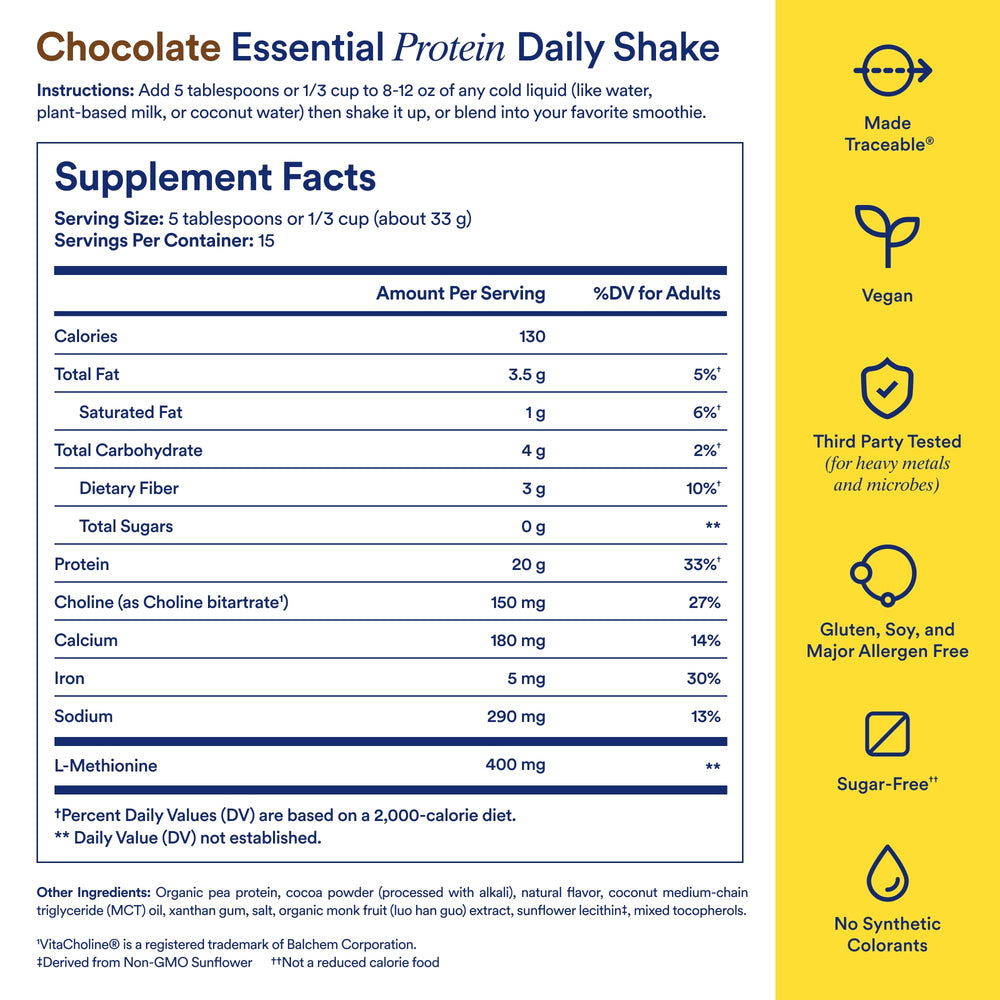 Silky chocolate flavor blends easily into beverages