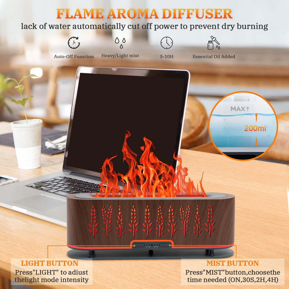 Rivola air diffuser with mood light enhances relaxing evenings.