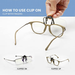 Riwissipa blue-light blocking clip-on reduces screen glare for comfy work