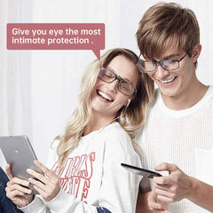 Riwissipa blue light blocking glasses reduce screen glare for comfortable viewing.