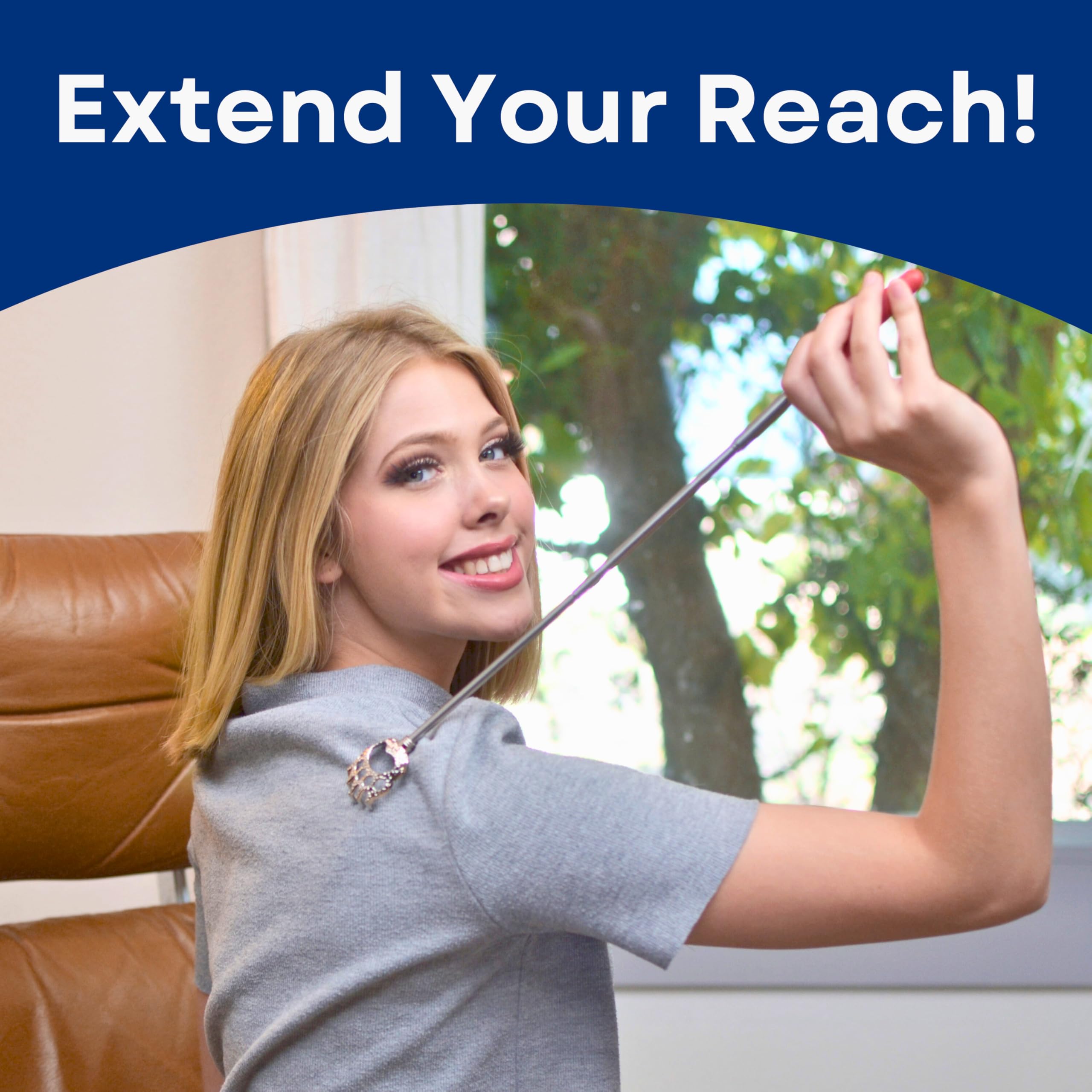 RMS bear claw back scratcher red keeps handy for quick relief