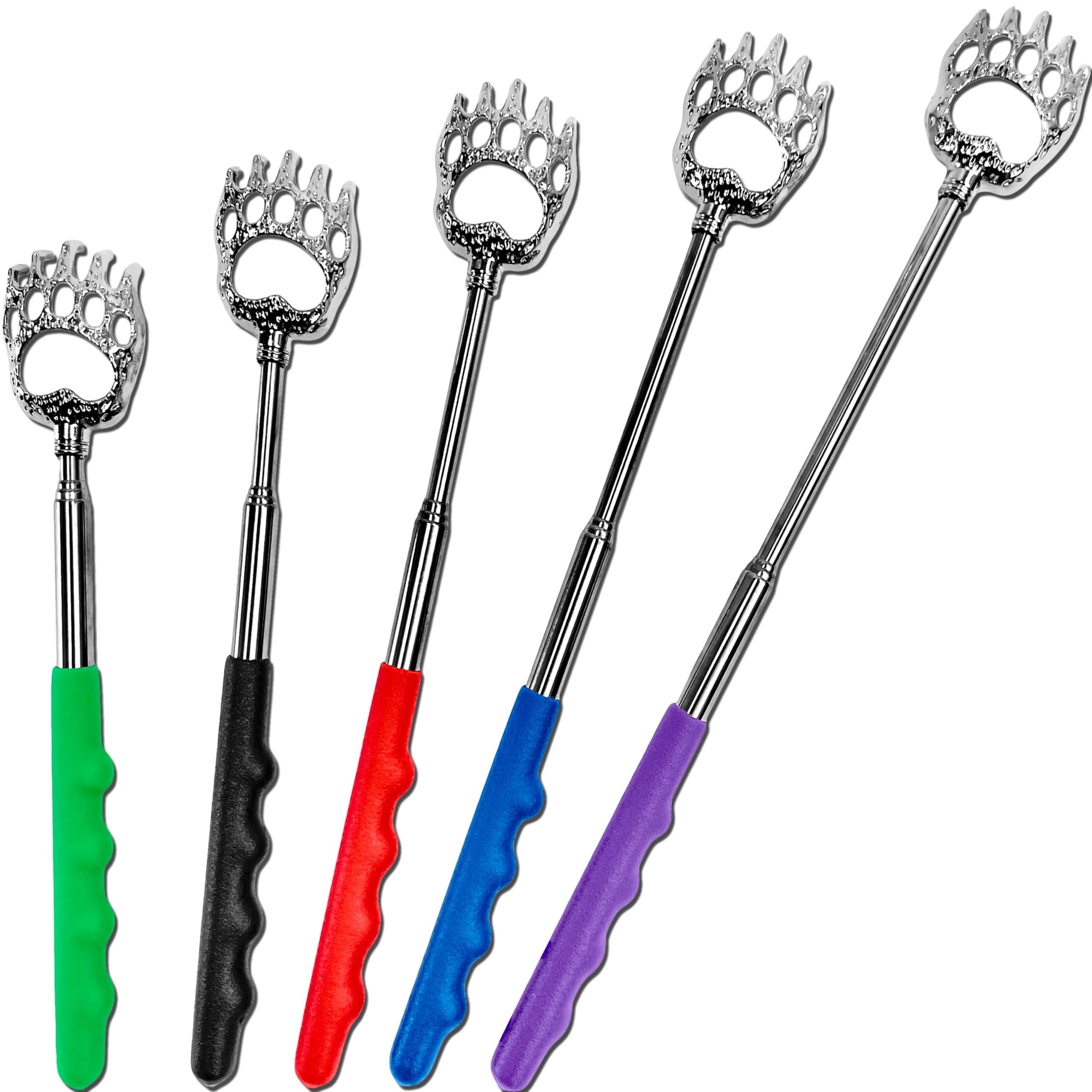 RMS back scratcher compact-retracted demonstrates portable design