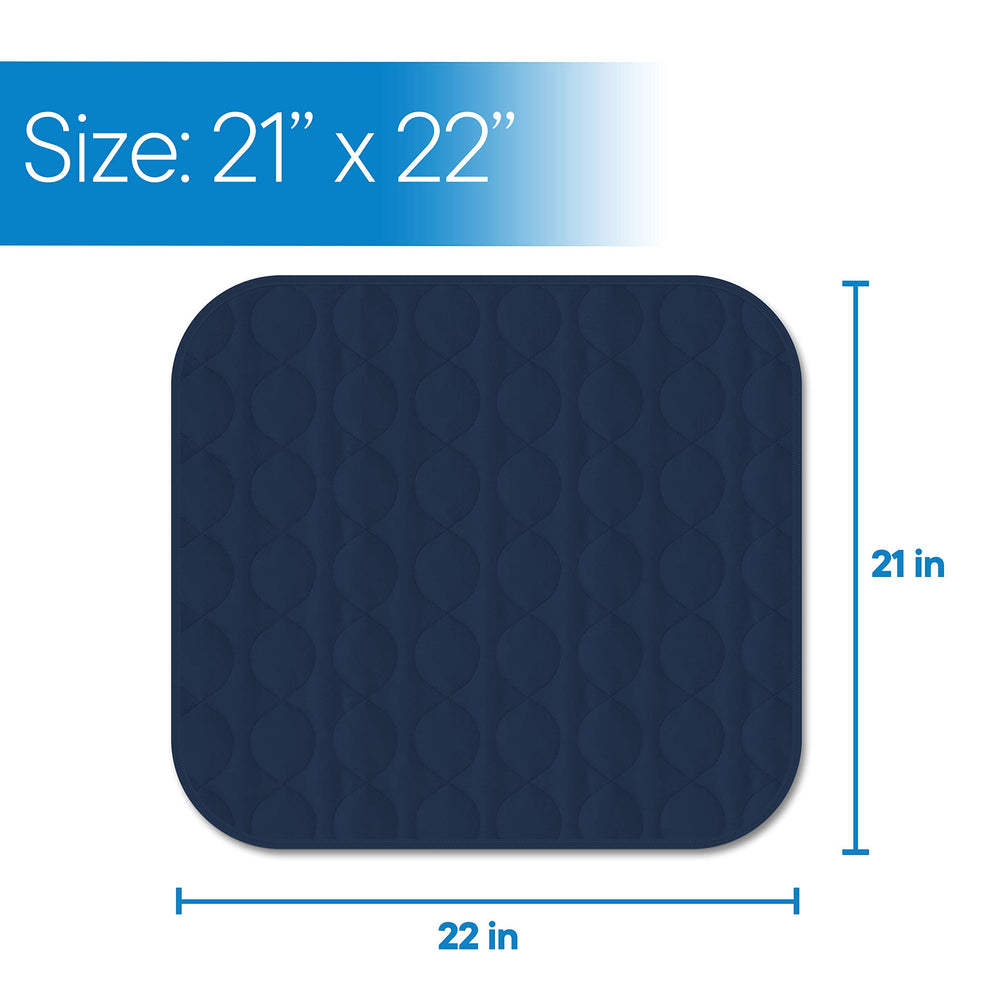 RMS machine washable blue pad easy care for repeated use