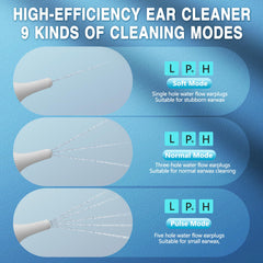 Rnful rechargeable ear cleaner with a 4000mAh battery for long cordless sessions.