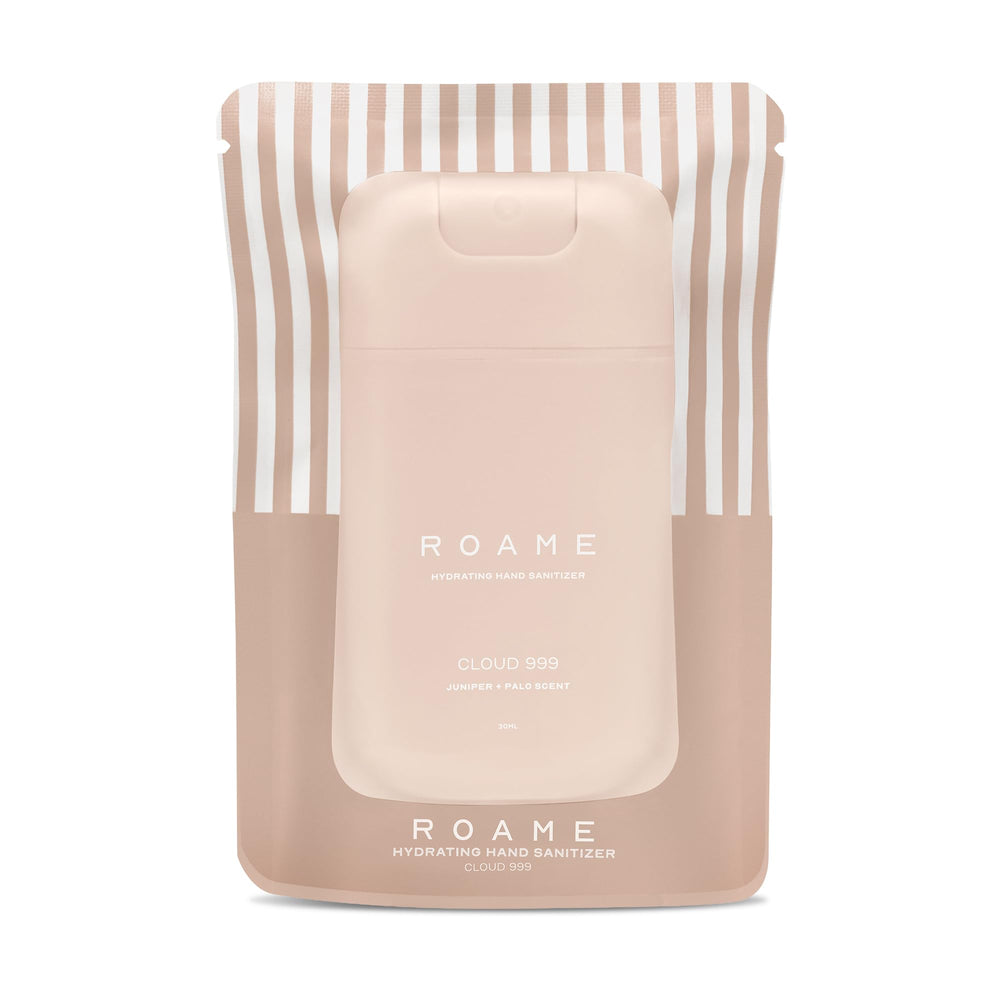 Roame Cloud 999 hand sanitizer spray bottle with fast-drying formula for on-the-go use