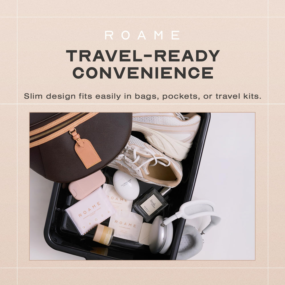 TSA-friendly Roame Cloud 999 1oz bottle fits purse or pocket