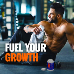 ROAR AMBITION TestoFuel capsules closeup showing natural ingredients