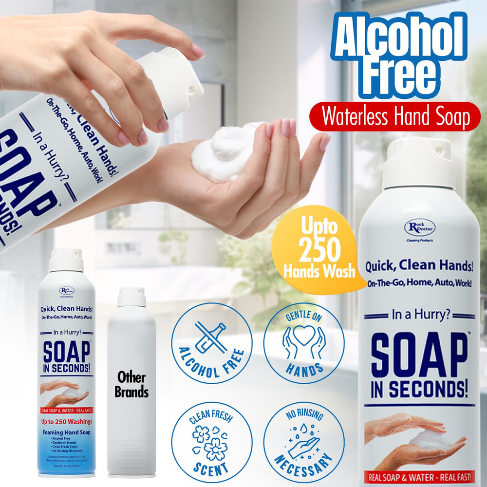 Rock Doctor gentle on skin to support regular hand cleaning at home or school.