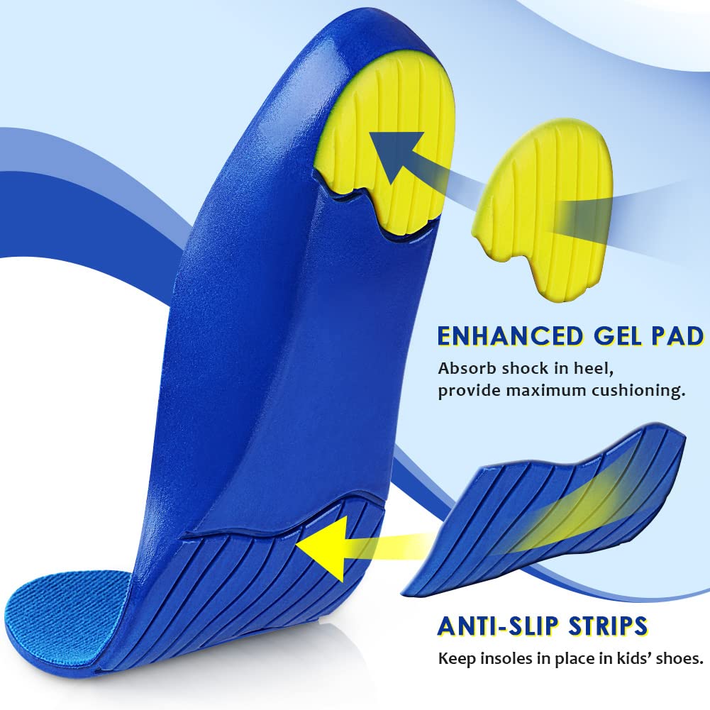 ROCK TAKIN anti-slip bottom helps keep insoles in place inside footwear