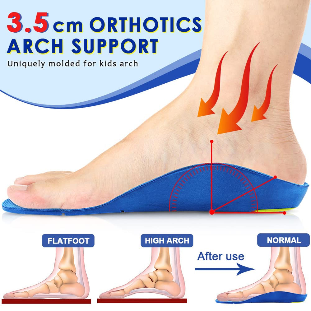 ROCK TAKIN insoles feature a deep heel cup for foot stability during activity