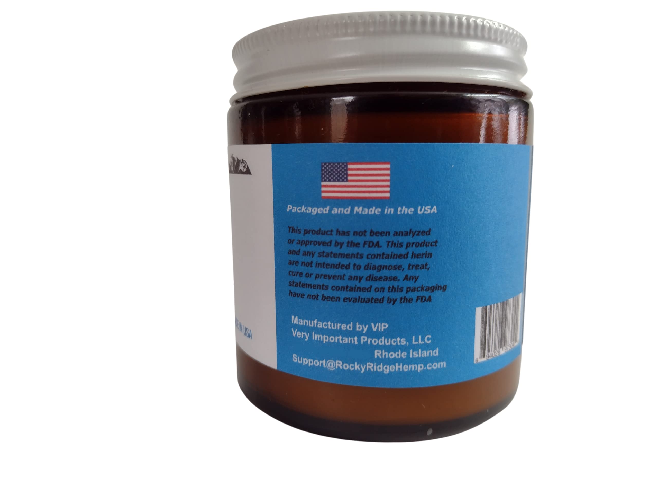 Rocky Ridge Hemp salve texture closeup reveals rich, creamy consistency ideal for targeted spots.