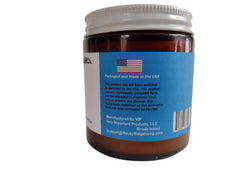 Rocky Ridge Hemp salve texture closeup reveals rich, creamy consistency ideal for targeted spots.
