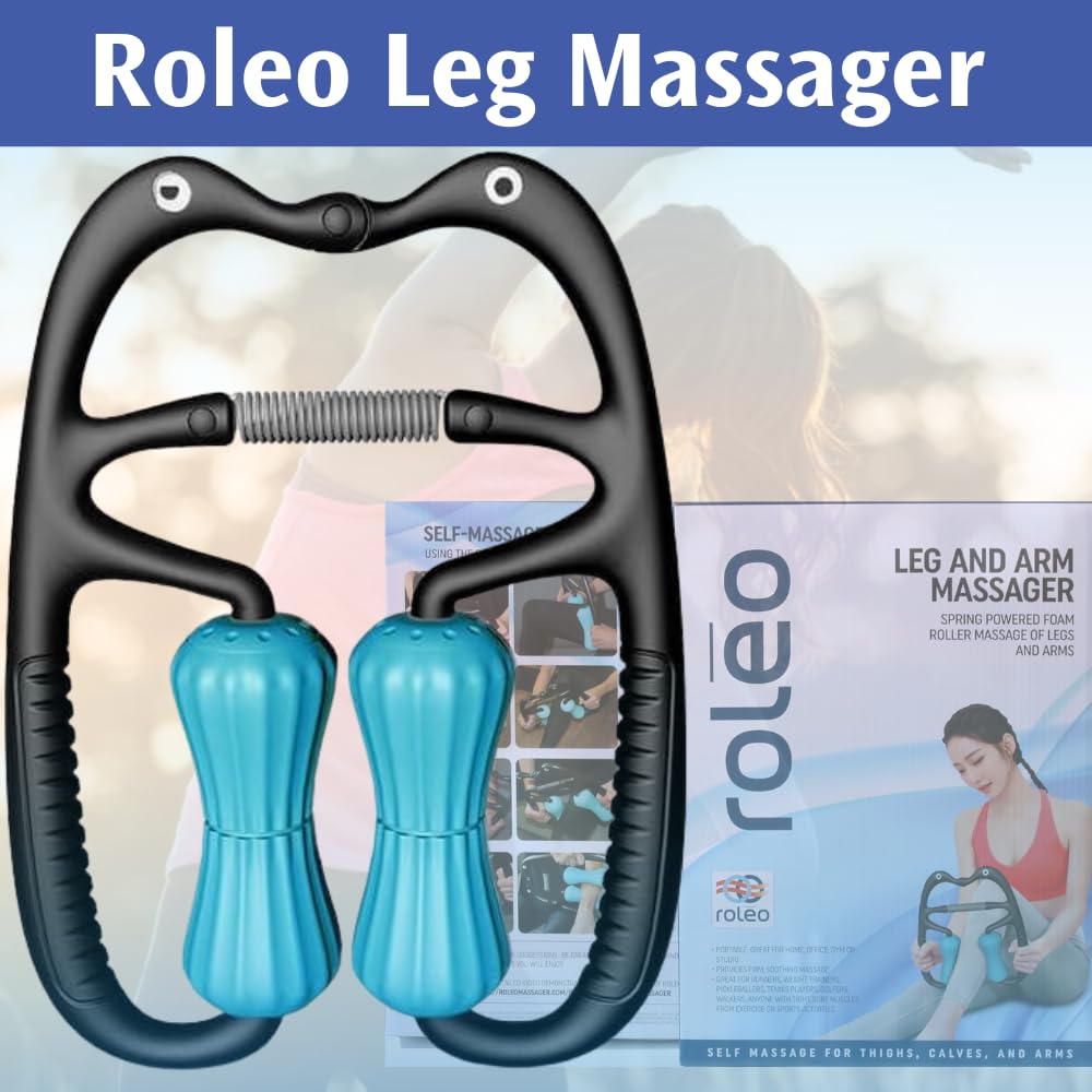 Roleo Leg Massager quads focus for muscle recovery after training.