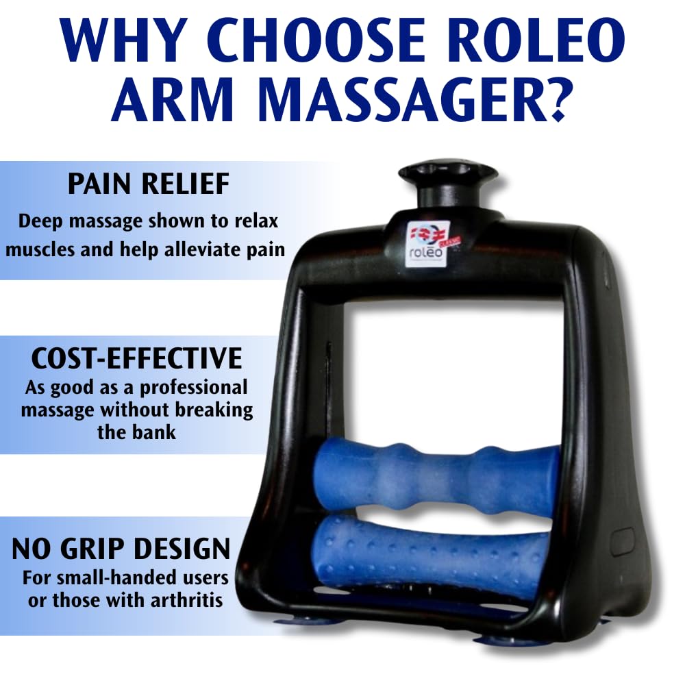 Roleo suction cups attachment enables stable hands-free massage on smooth surfaces.