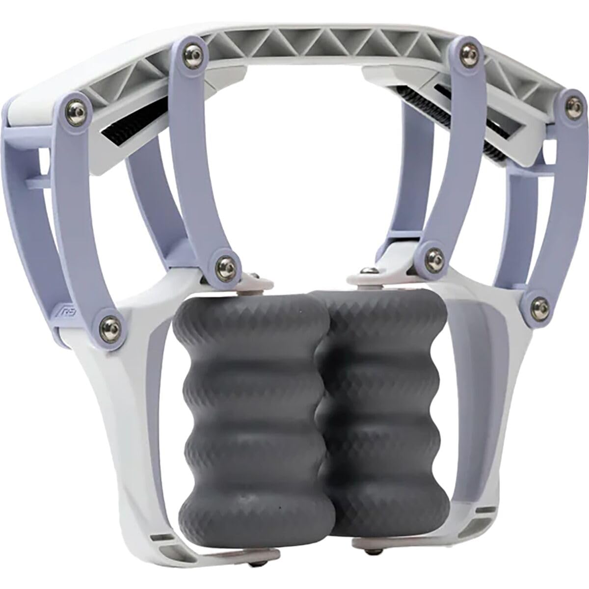 ROLL Recovery R8 elbow-design closeup highlights targeted muscle release capability