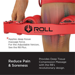 ROLL Recovery R8 Lava Red deep-tissue release for sore muscle areas