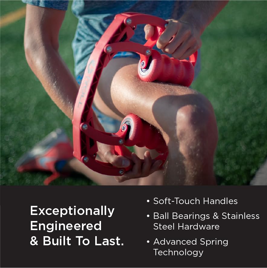 ROLL Recovery R8 Lava Red improves circulation to speed recovery after workouts