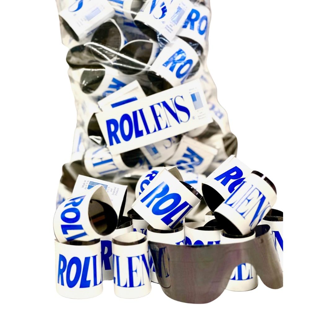 Rollens Roll Up post-mydriatic sunglasses pack provides 100% UV protection for outdoor use.