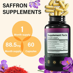 Rolphood saffron extract pour suggests easy daily intake.