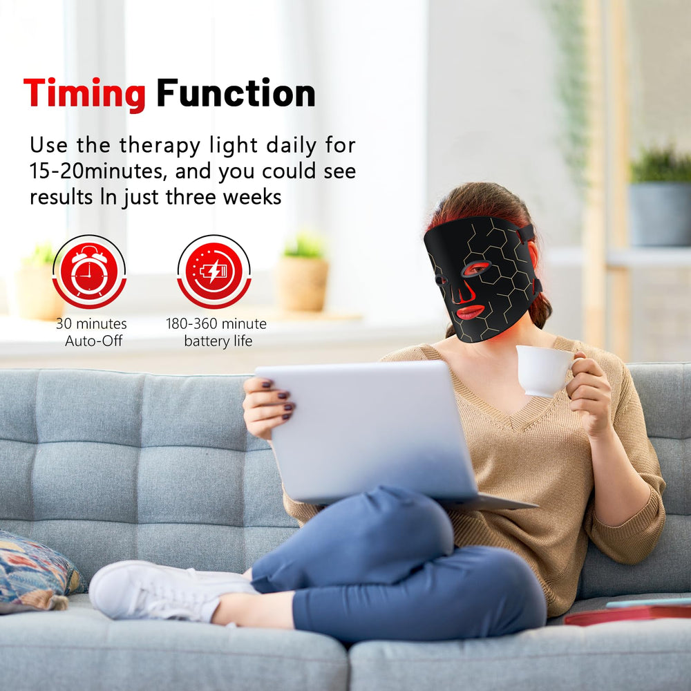 ROMISA ergonomic design fits many faces without pressure points