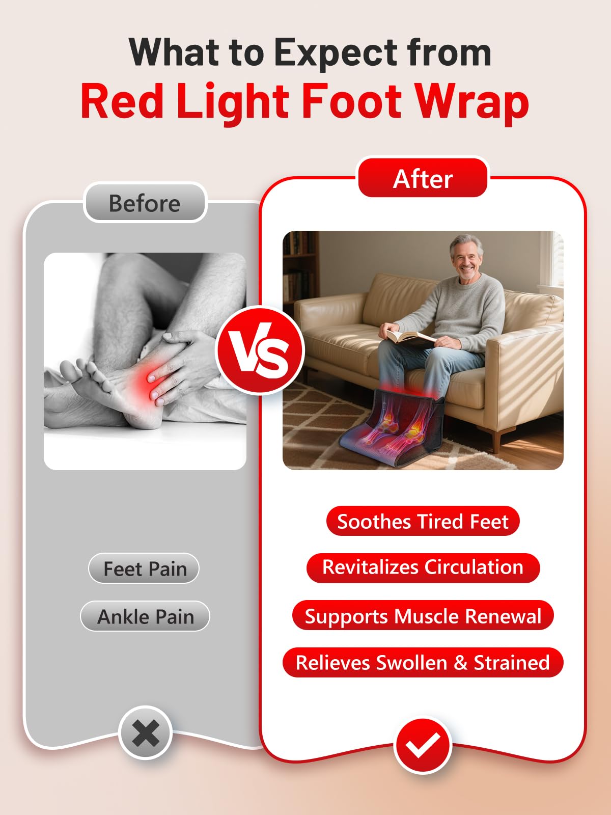 ROMISA three modes including constant and pulsed options for personalized infrared sessions